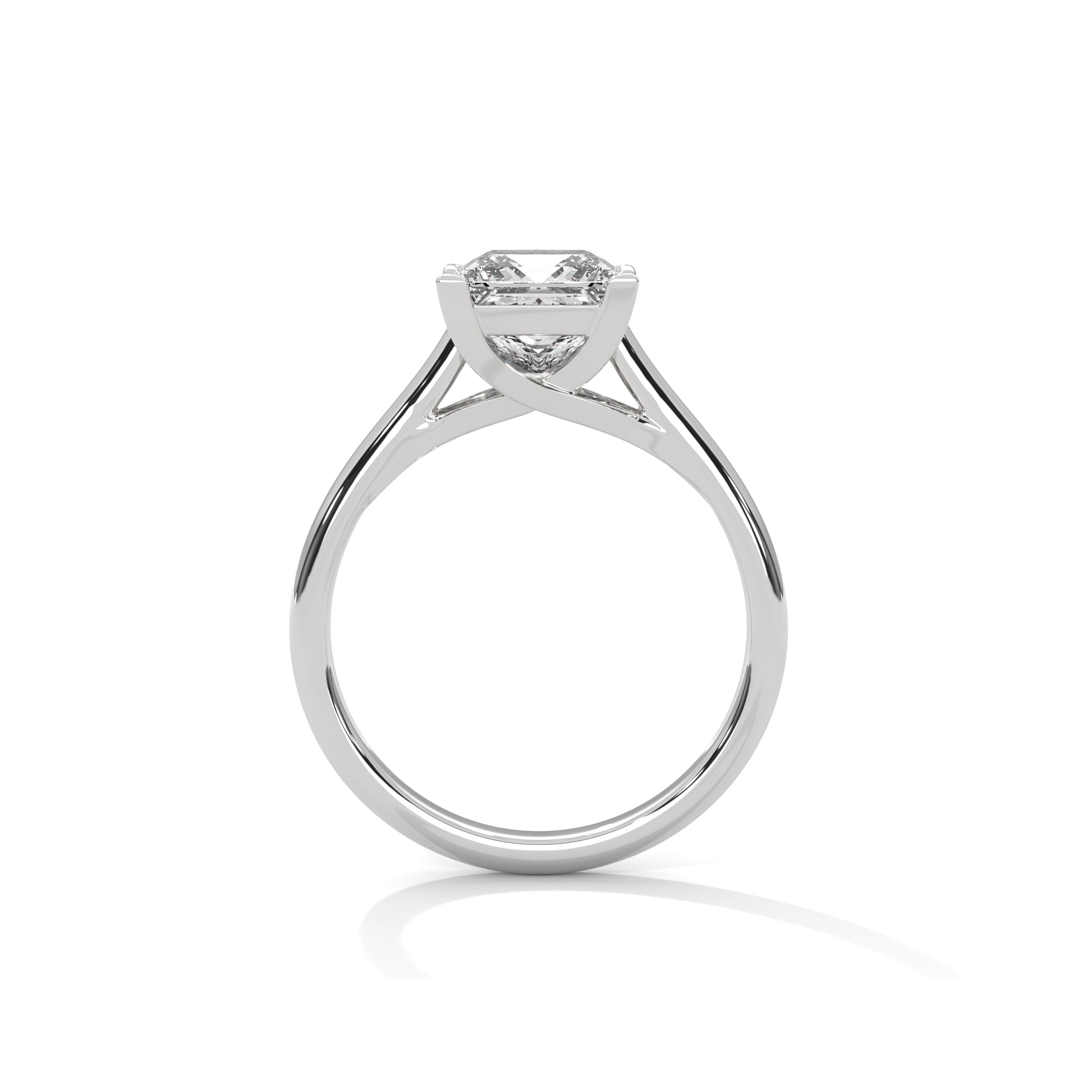 Princess Engagement Ring Platinum | Lab Grown Diamond