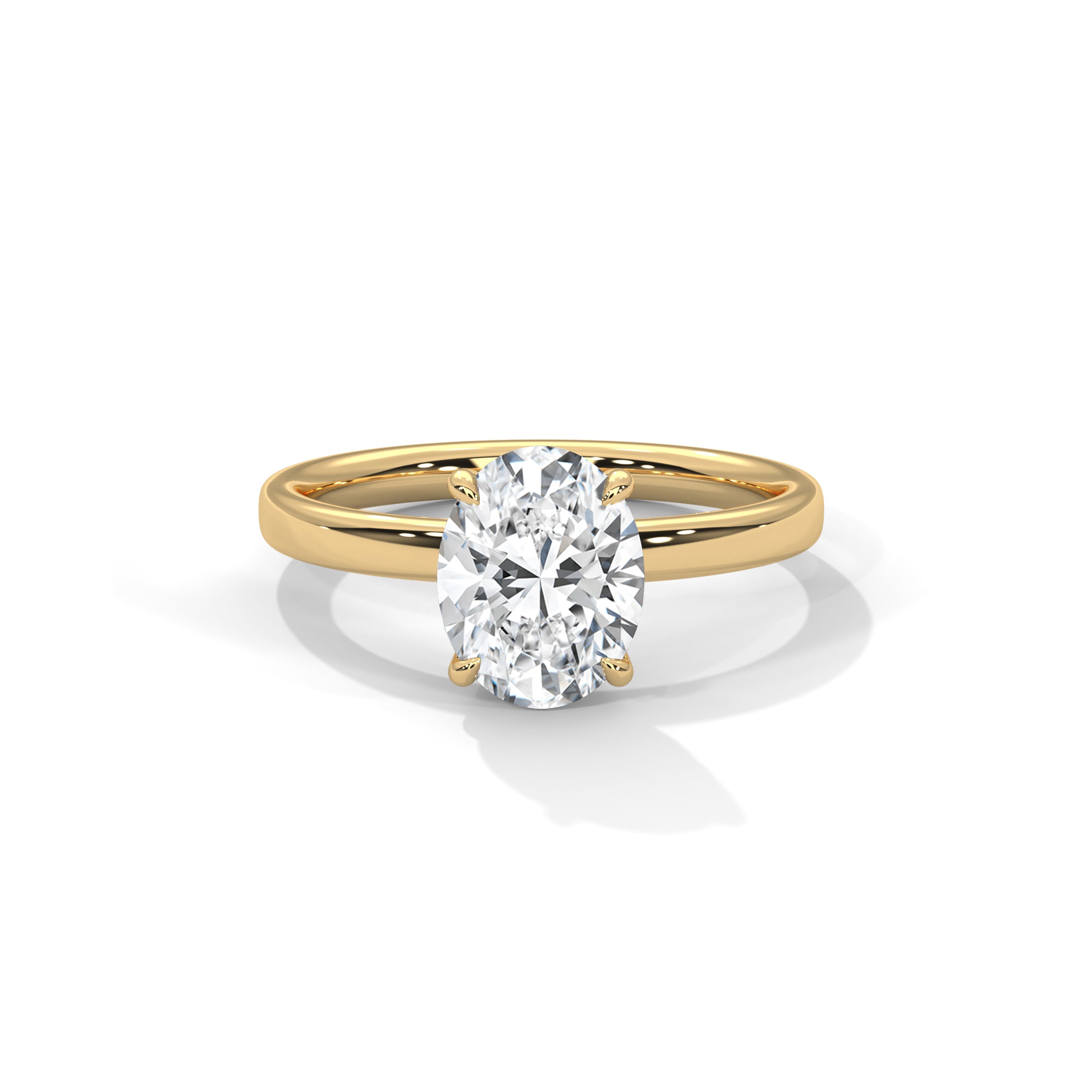 18K Yellow Gold Bridal Set