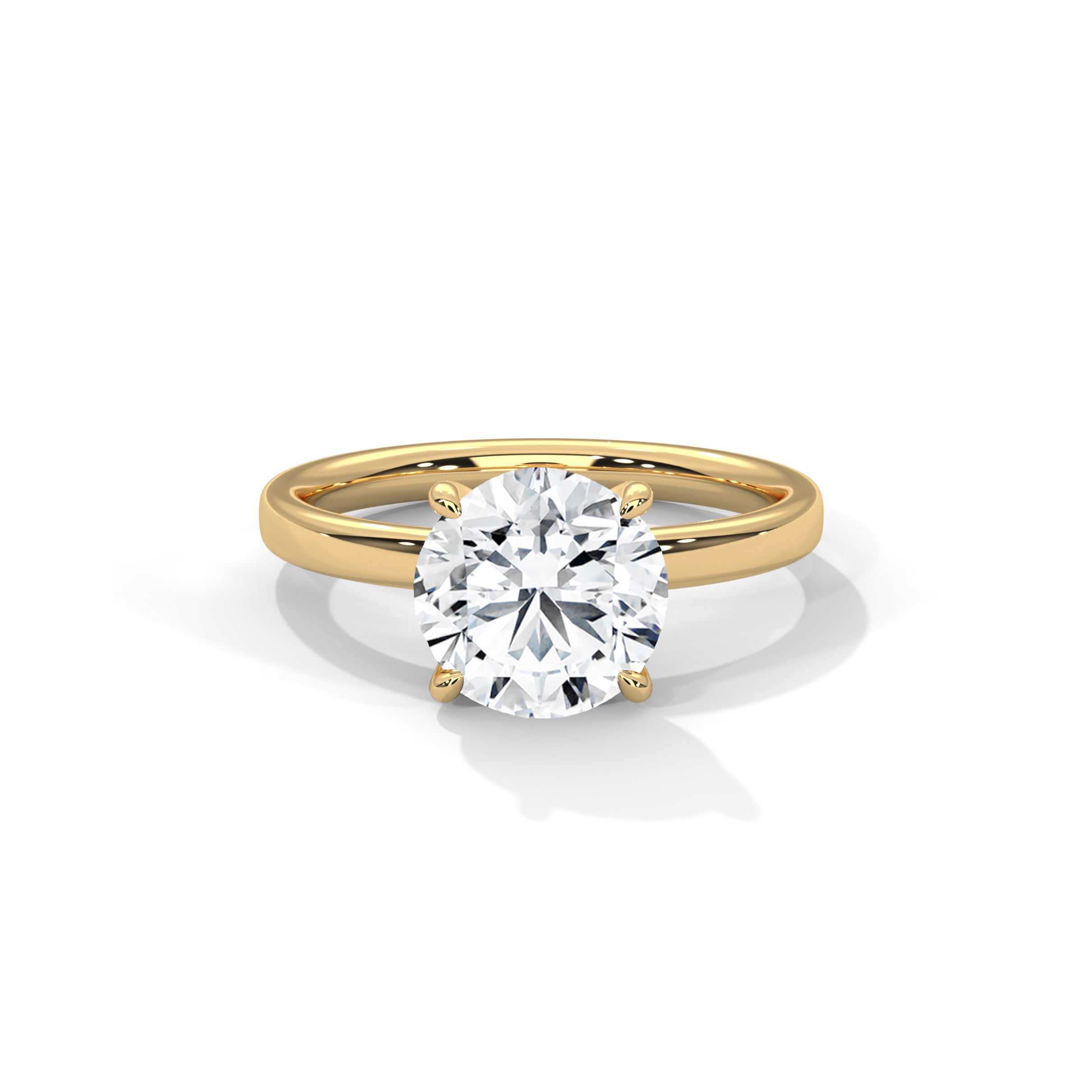 Four Prong Engagement Ring 18K | Lab Grown Diamond