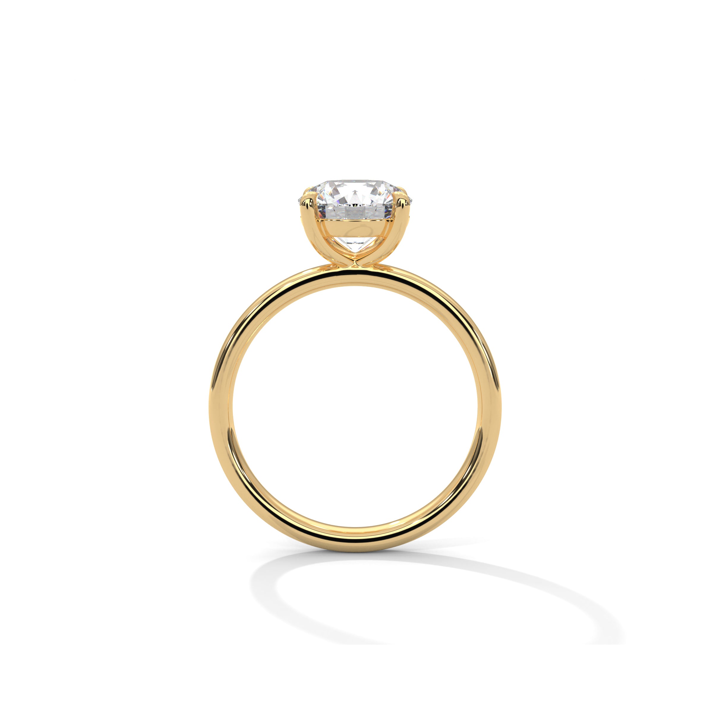 Four Prong Engagement Ring 18K | Lab Grown Diamond