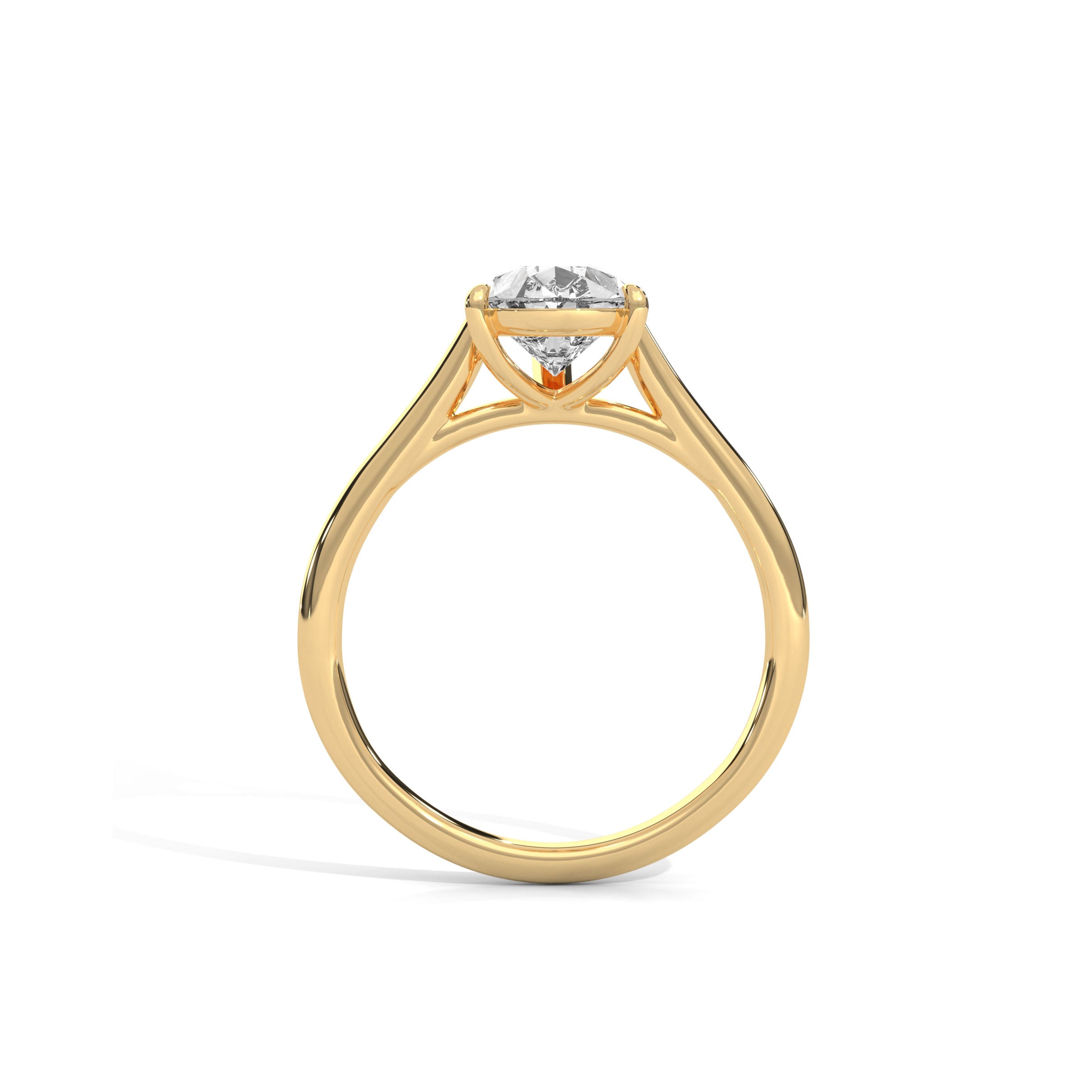 Pear Engagement Ring 18K | Lab Grown Diamond