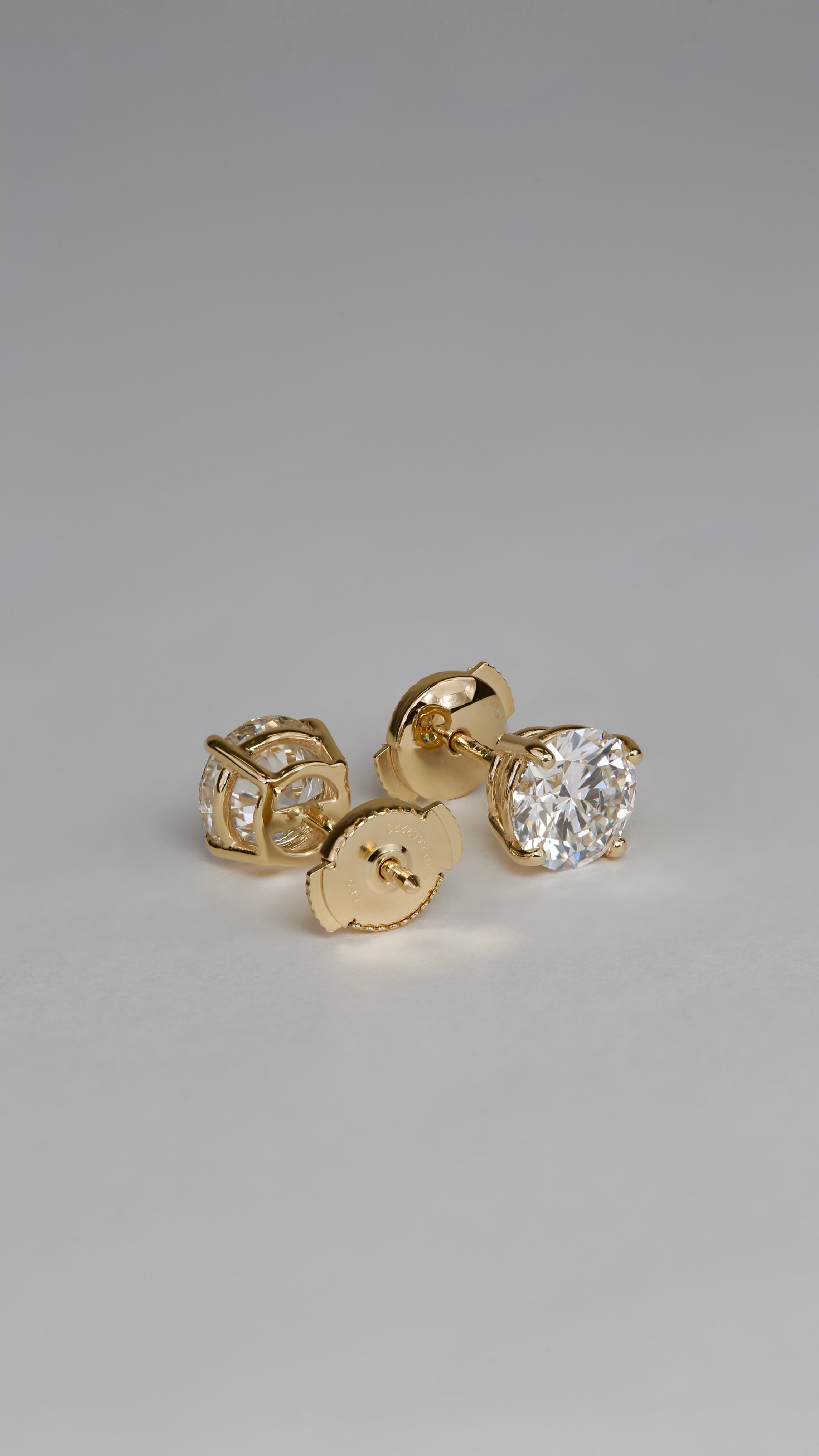 14K Lab Grown Diamond Studs