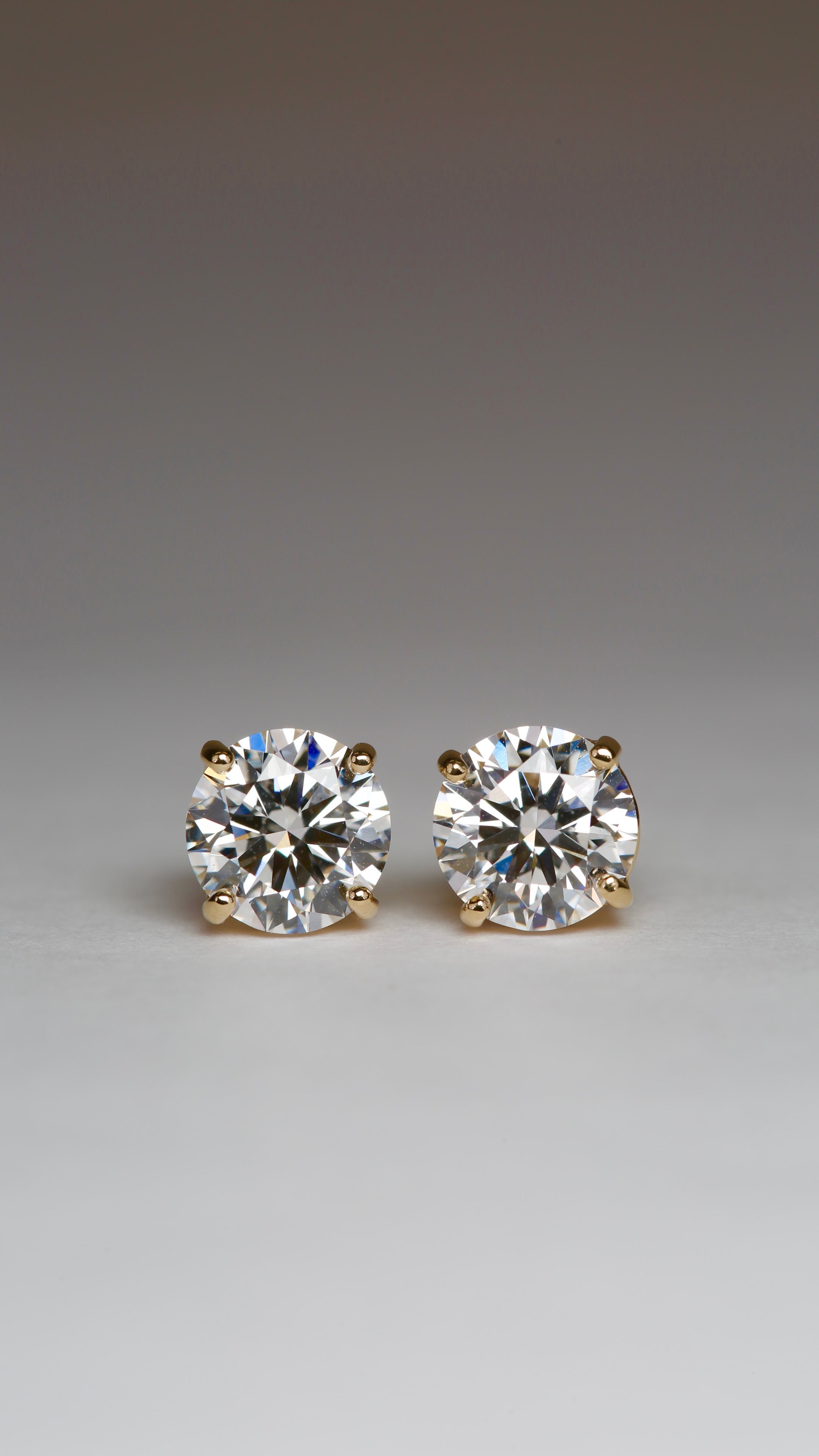 14K Lab Grown Diamond Studs
