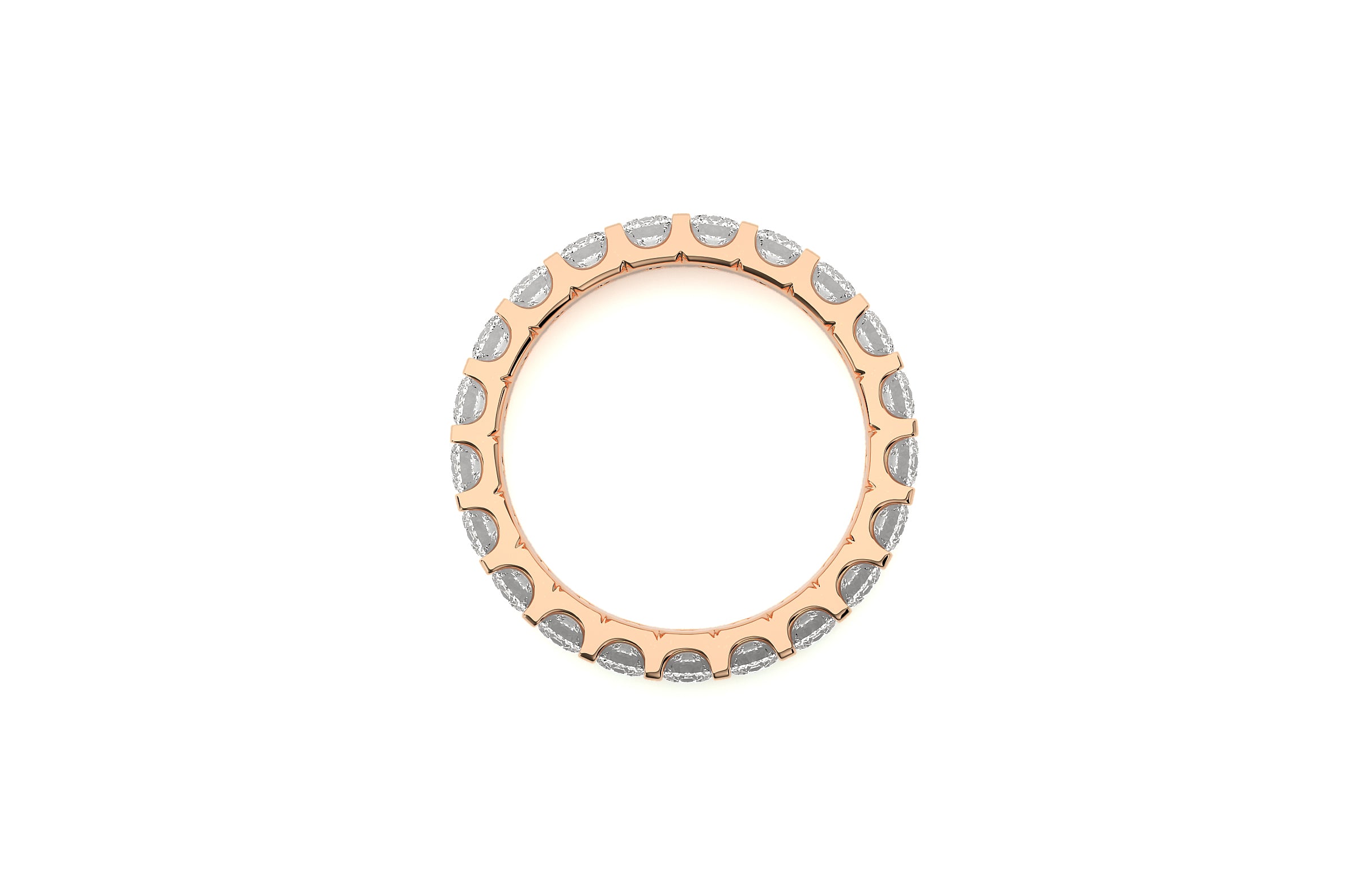 3mm Lab Grown Diamond Wedding Ring 18K or Platinum