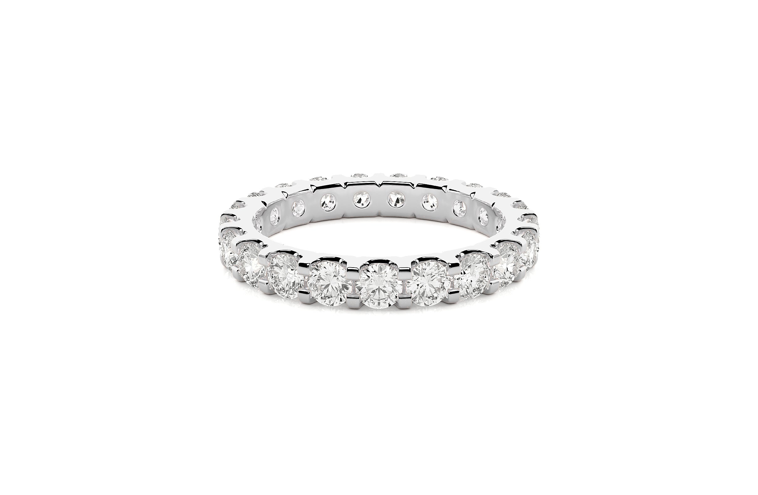 3mm Lab Grown Diamond Wedding Ring 18K or Platinum