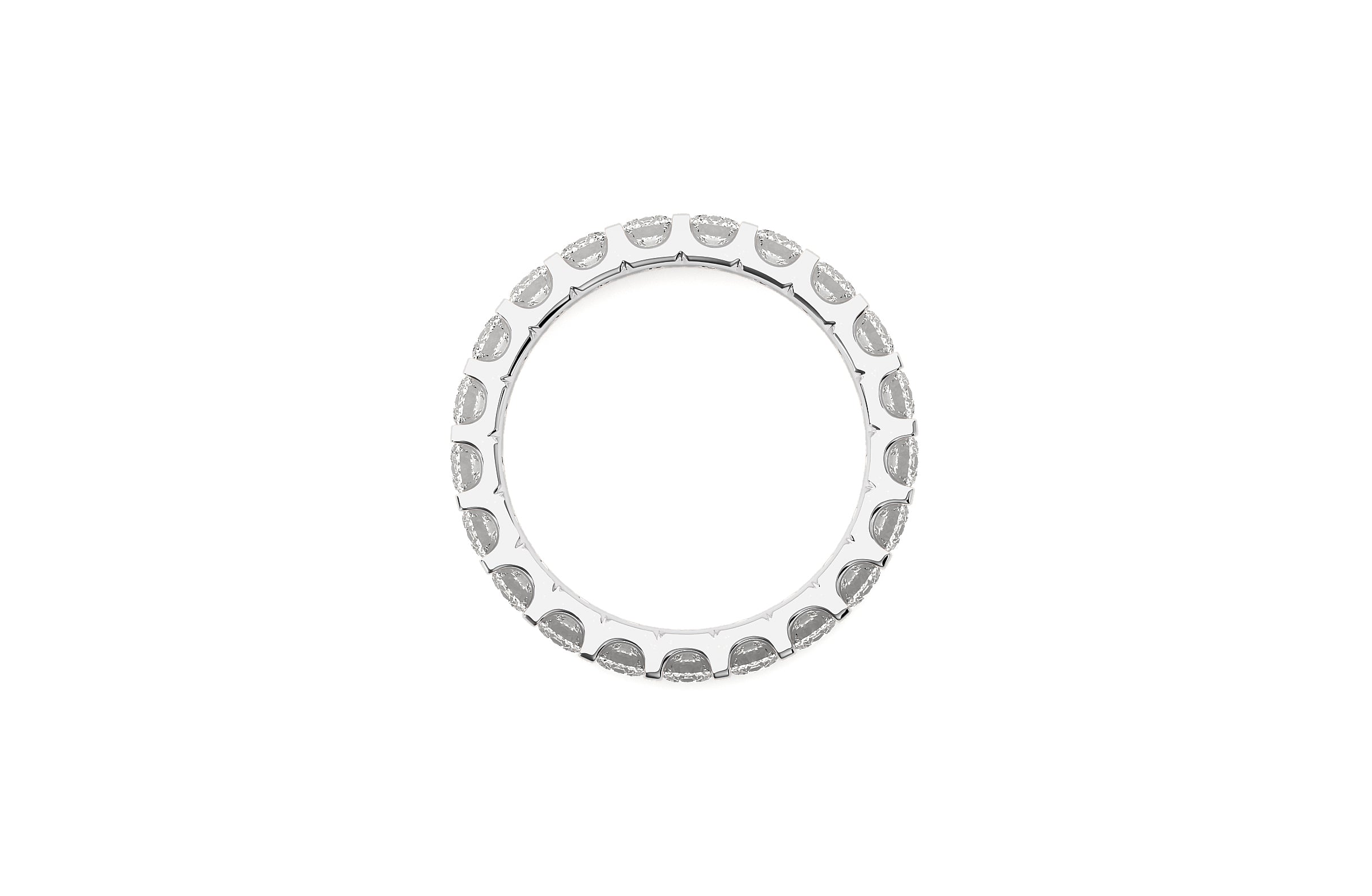 3mm Lab Grown Diamond Wedding Ring 18K or Platinum