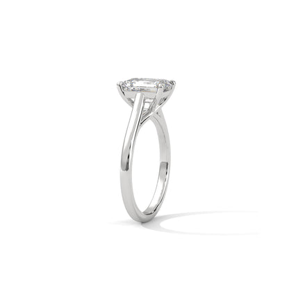 Radiant Engagement Ring Platinum | Lab Grown Diamond