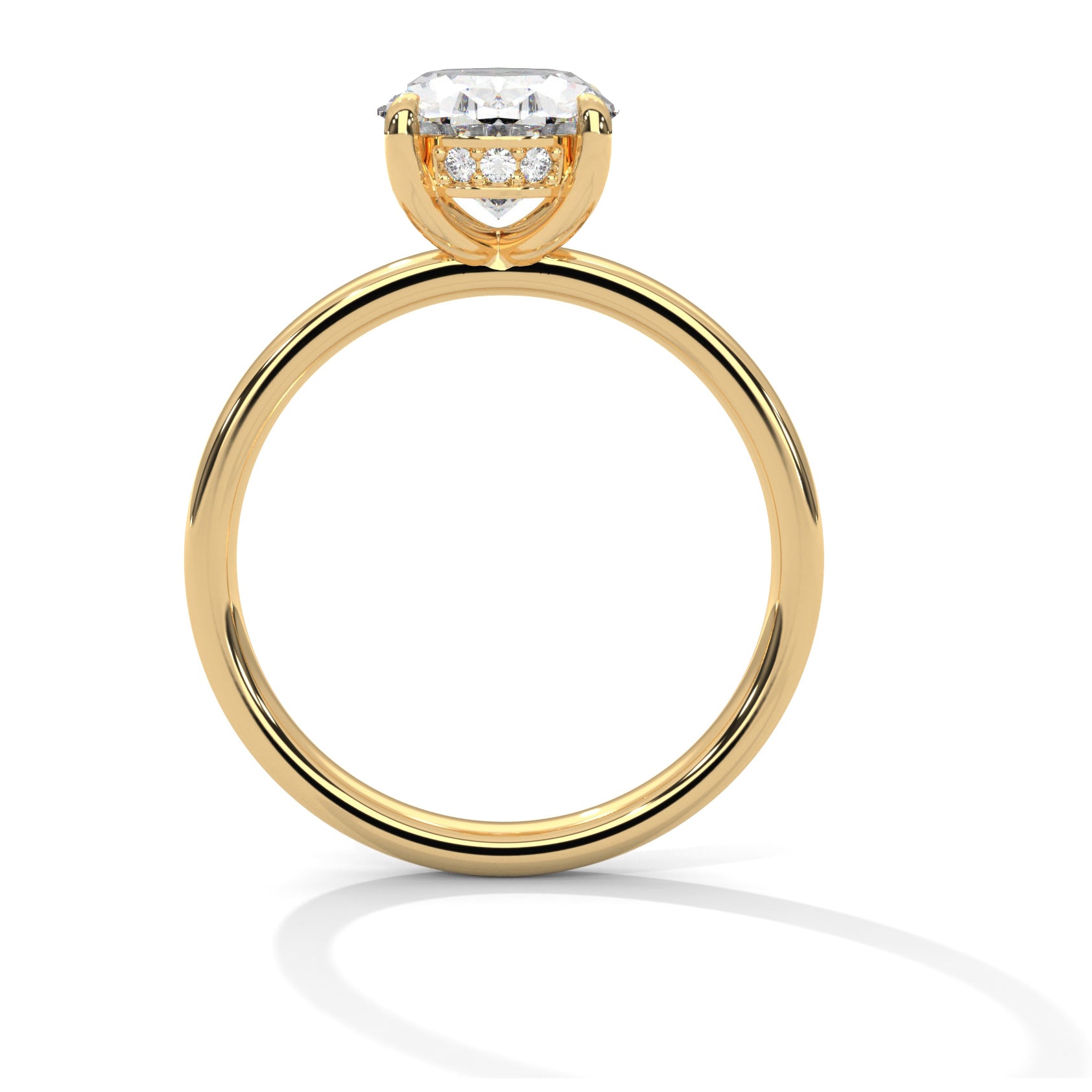 18K Yellow Gold Bridal Set