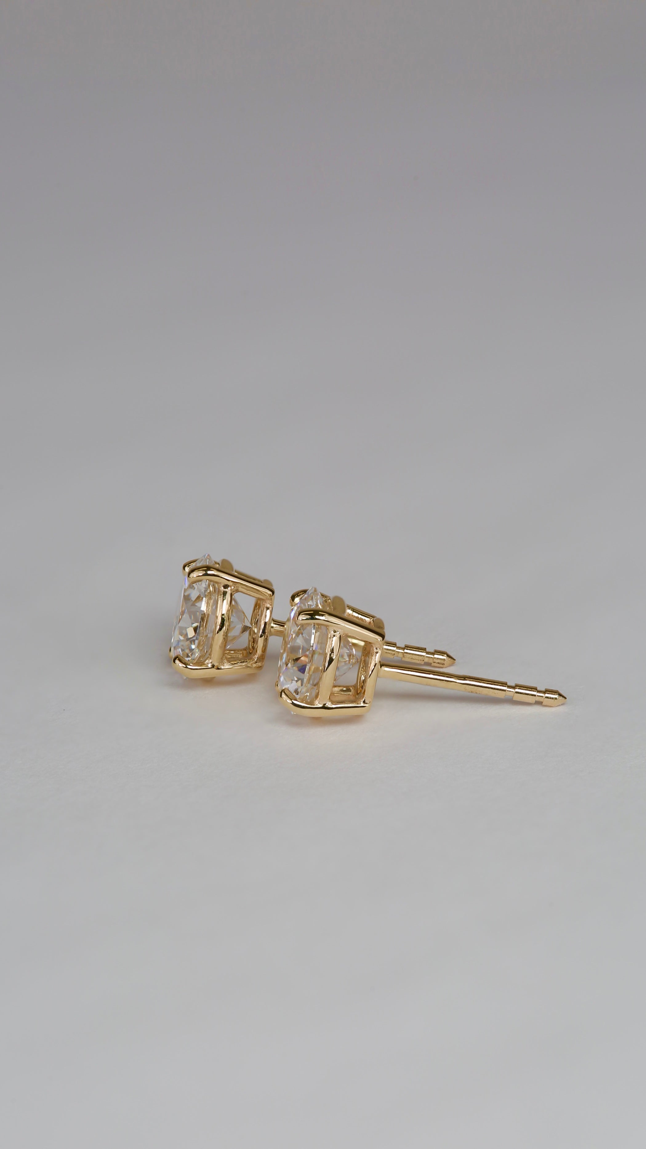14K Lab Grown Diamond Studs