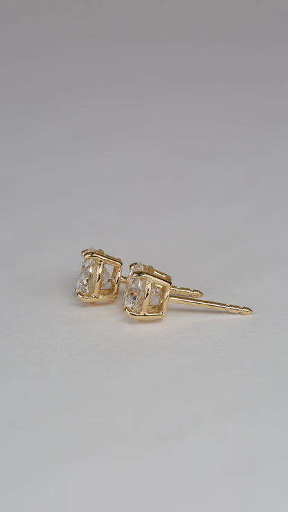 14K Lab Grown Diamond Studs