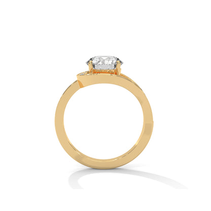 Infinite Halo Engagement Ring 18K | Lab Grown Diamond