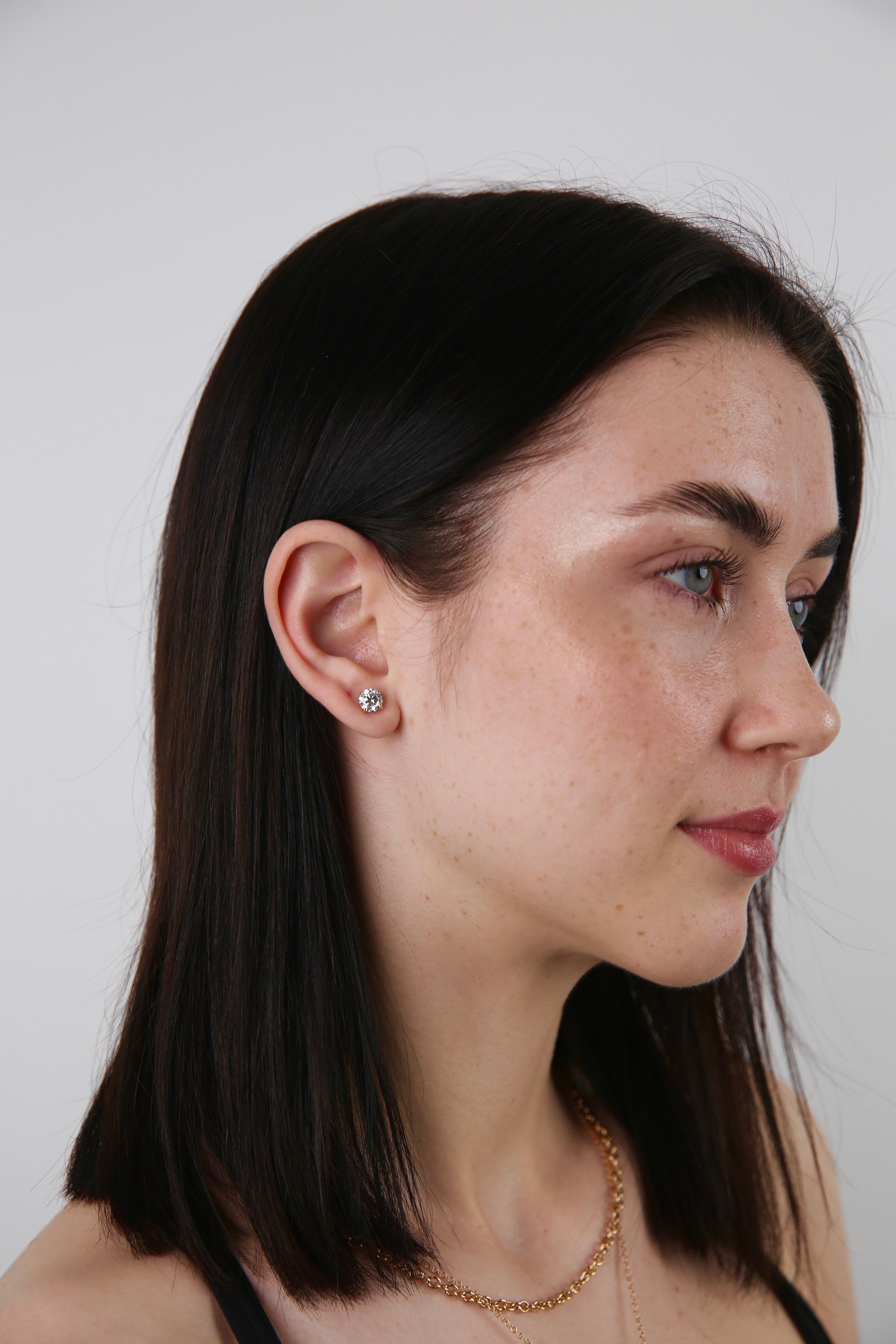 14K Lab Grown Diamond Studs