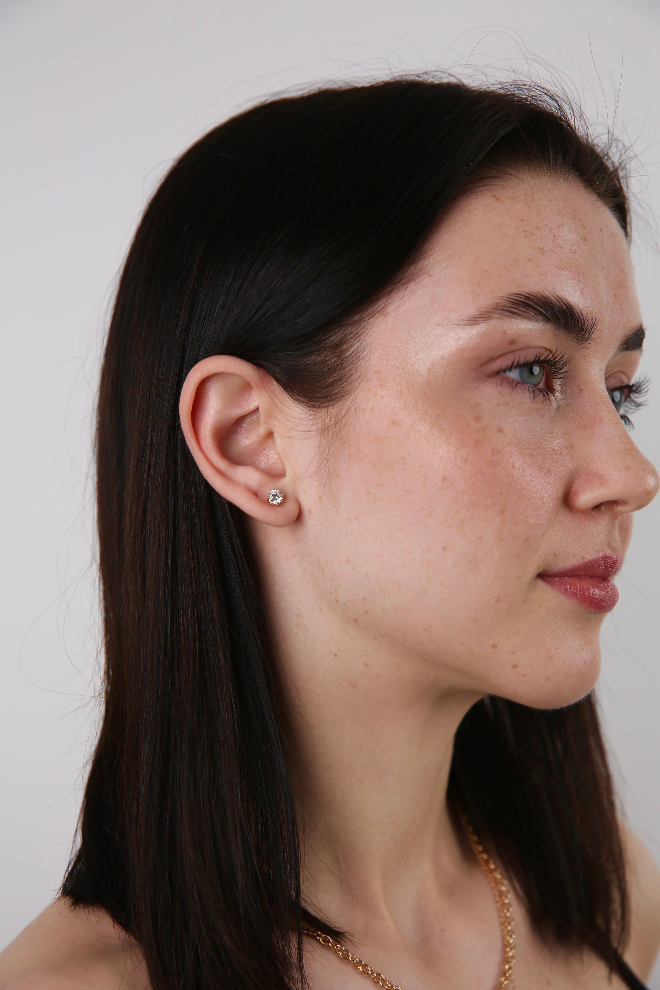 14K Lab Grown Diamond Studs