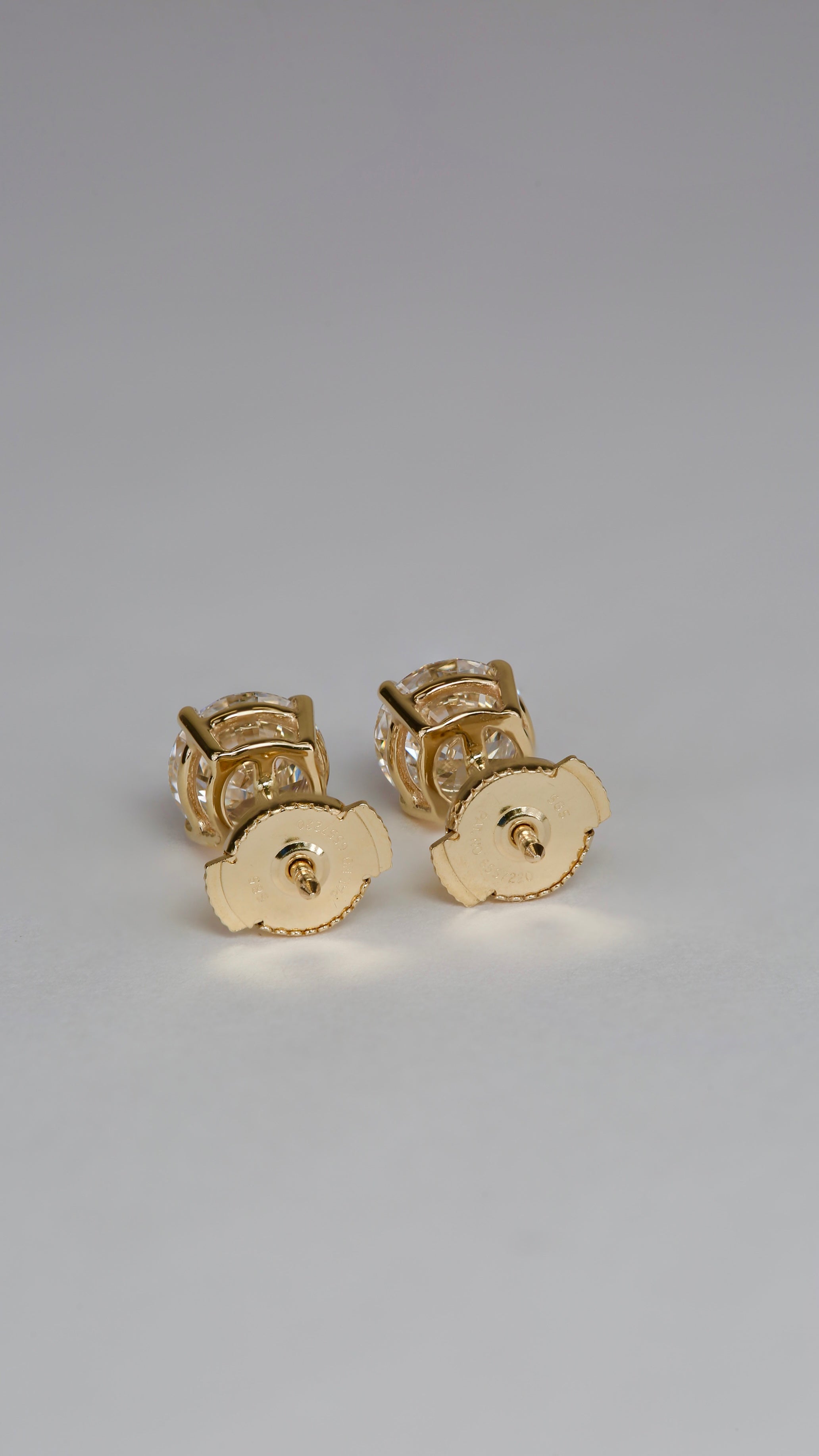 14K Lab Grown Diamond Studs