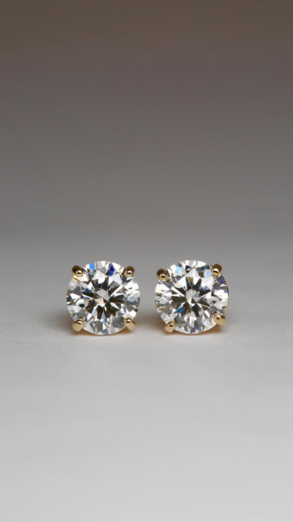 14K Lab Grown Diamond Studs