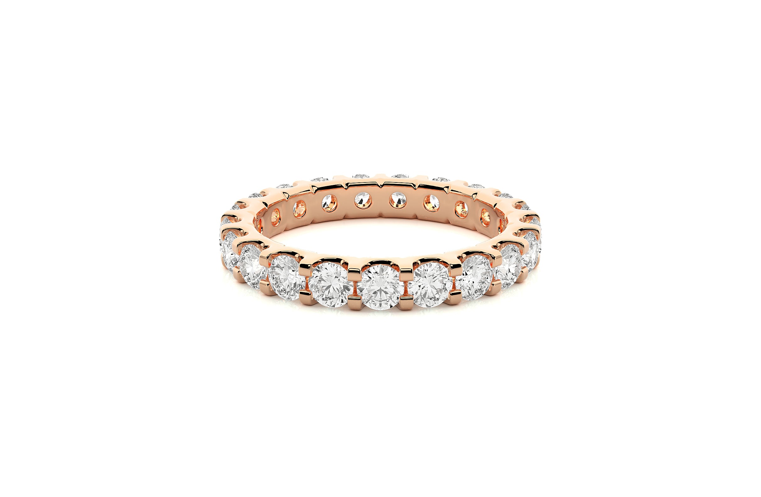 3mm Lab Grown Diamond Wedding Ring 18K or Platinum