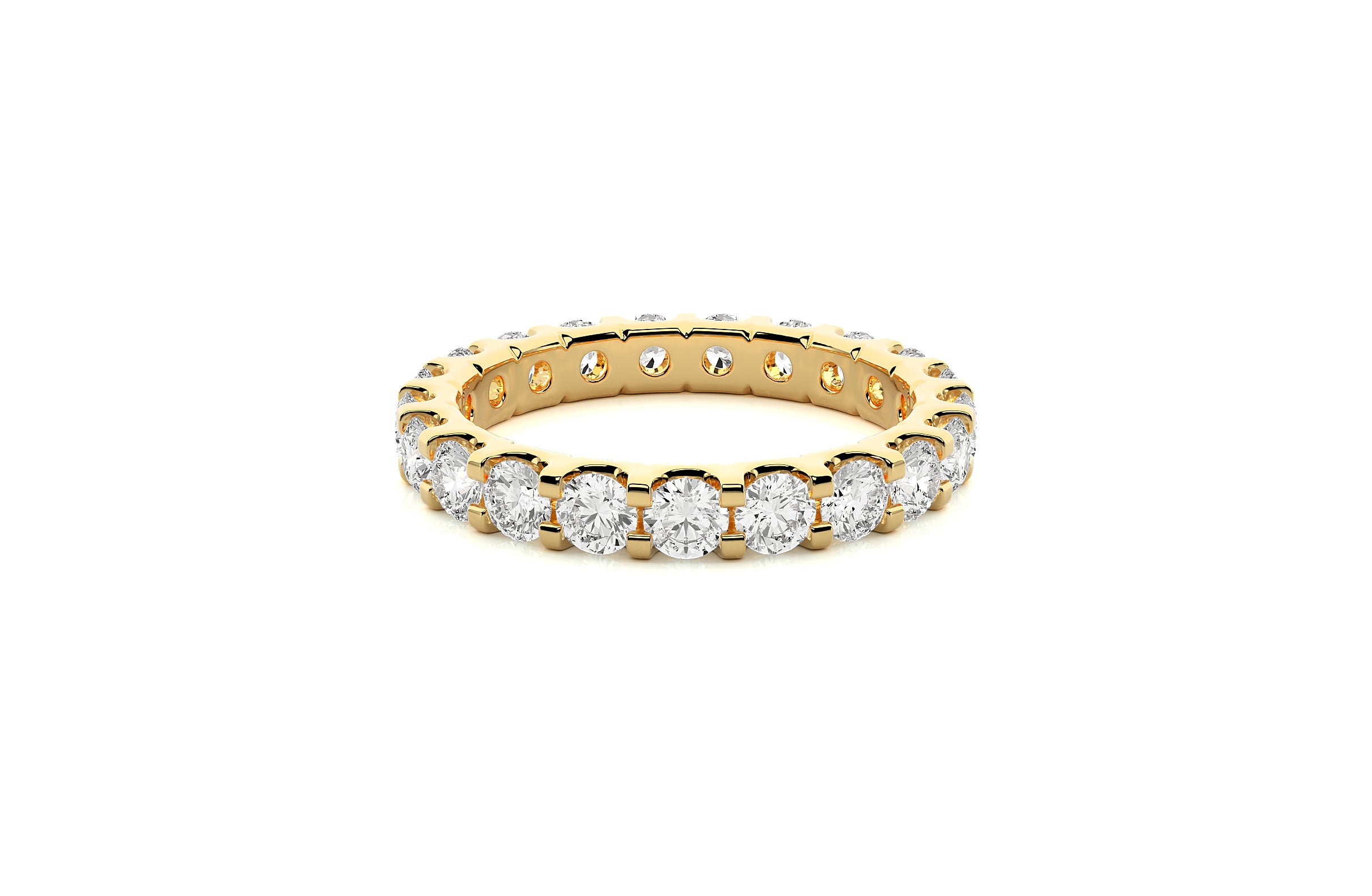 3mm Lab Grown Diamond Wedding Ring 18K or Platinum
