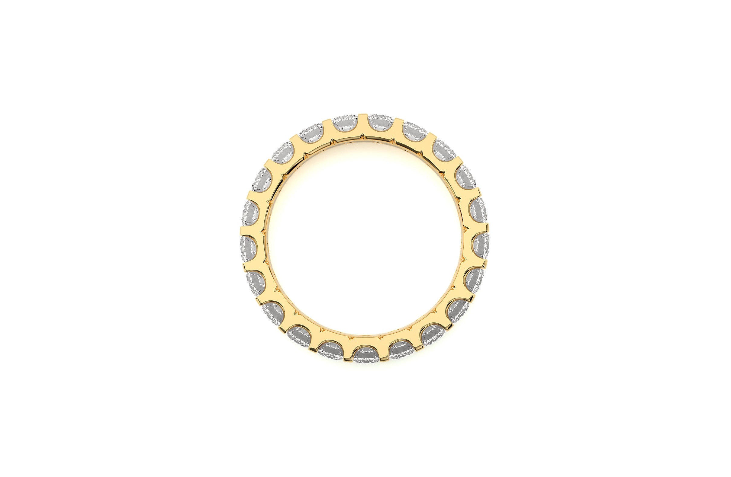3mm Lab Grown Diamond Wedding Ring 18K or Platinum