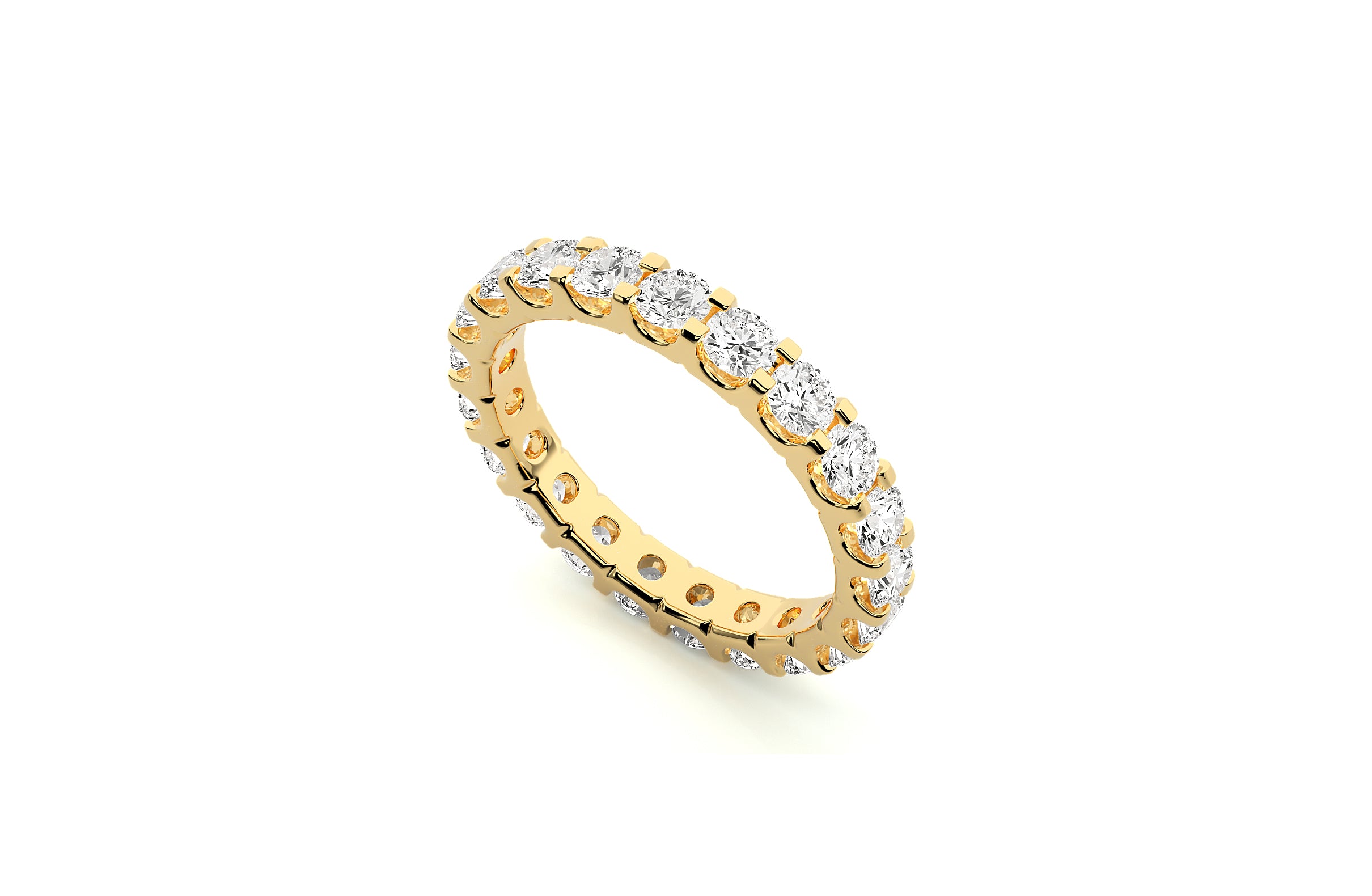 3mm Lab Grown Diamond Wedding Ring 18K or Platinum